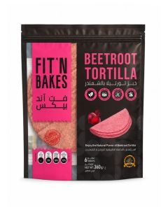 FIT 'N Bakes Beetroot Tortilla, 360g (Beetroot)