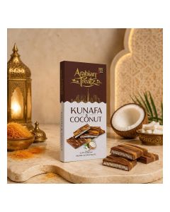 Kunafa & Coconut Premium Chocolate – Gourmet Fusion of Dessert & Crunchy Nuts – 100g