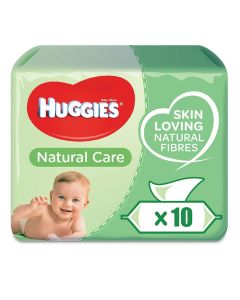 560-Count Natural Care Baby Wipes 10 Packs x 56 Wipes