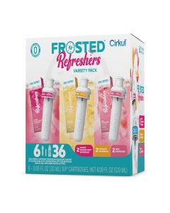 Cirkul Frosted Refreshers 6-Pack. No Sugar, 0 Cal Flavored Water