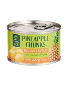 Pineapple Chunks In Light Syrup, Thailand