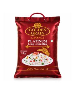 Platinum Long Grain Rice, INDIA 5 KG