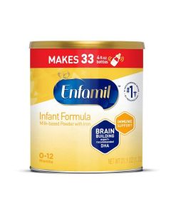 Formula, Milk-based Baby Formula with Iron, Omega-3 DHA & Choline, Powder Can, 21.1 Oz
