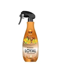 Loyal Ylang & Sandal Wood Fragrance Concentrated Air Freshener For Home, Office, Inside Car, 450ml, Sunset