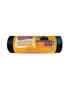 Anti Bacterial Medium Duty Large Garbage Bag Rolls