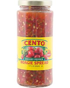 Cento Diced Hot Cherry Pepper Hot Hoagie Spread 12 Fl Oz Pack of 2