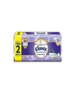 Kleenex® 3 ply Floral Scented Toilet Paper Tissue Roll, 10 Rolls, 190 Pulls/Roll (Total 1,900 Sheets) (90715E)