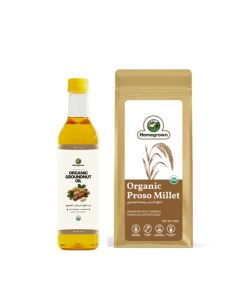 HG Organic Groundnut Oil + HG Organic Proso Millet ( 2 Pack )