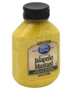 Silver Spring All Natural Jalapeno Mustard, 9.5oz Container (Pack of 3)