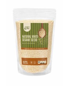 Elephant & Fig Tree White Sesame Seeds 340g / Premium Hulled Sesame Seed Kernels / Rich in Fiber, Plant-Based Protein & Healthy Fats / Vegan / Perfect for Tahini, Baking, Salads & Cooking
