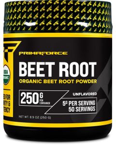 Primaforce Organic Beet Root Powder 250g Unflavored Natural Source of Antioxidants and Nutrients