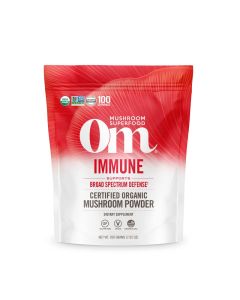 OM MUSHROOM SUPERFOOD Immune Blend Mushroom Powder Superfood Supplement 705 Ounce Pouch 100 Servings Mushroom Blend Reishi Turkey Tail Daily Immune Support Supplement