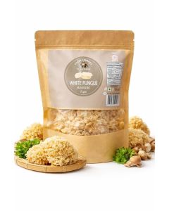 Dried Snow Fungus Mushrooms, White Fungus, Natural , 75g / Healthy Edible Mushroom for Soups & Desserts