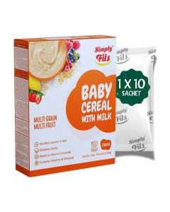 Simply Fils Baby cereals with Milk Multigrain Multifruit