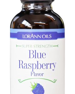 LorAnn Super Strength Blue Raspberry Flavoring Oil - 1 Fl. Oz. (29.5 mL) for Baking, Candy Making, and Flavoring