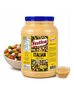 Italian Dressing 3.78L - Tangy Salad Dressing and Sandwich Spread for Burgers, Wraps and Snacks - Dip and Dressing Sauce