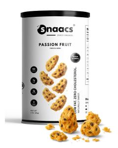 SNAACS Freeze-Dried Passion Fruit / No Added Sugar / Bold Tangy Crunchy Fruit Snack (4 oz / 113 g)