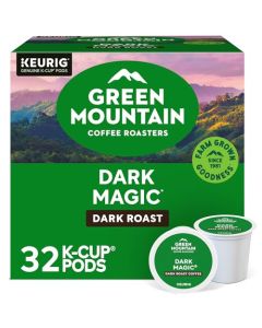 Green Mountain Coffee Roaster Dark Magic Keurig SingleServe KCup Pods Dark Roast Coffee 32 Count