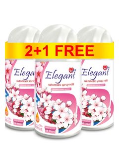 3 Piece Japanese Cherry Blossom Automatic Refill Spray Set 250ml