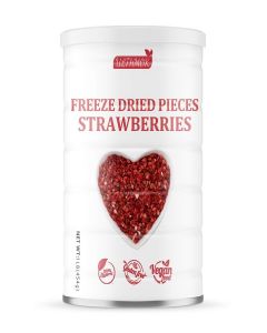 Premium Freeze Dried Strawberries Pieces 16 Oz/1 Lb/454g,Frozen Dried Strawberry,100% Natural & No Additives.