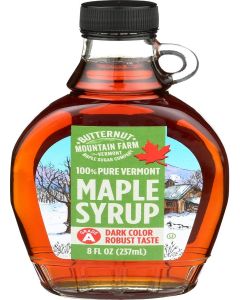 Butternut Mountain Farm Robust Dark Maple Syrup, 8 FZ