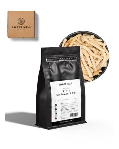 AWAFI MILL White Shatavari Root / Premium Dried Root Pieces / Clean Mild Aroma / Traditional Culinary & Cultural Use / Pure Single Ingredient