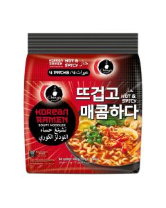Hot & Spicy Vegetable Korean Ramen Instant Noodles