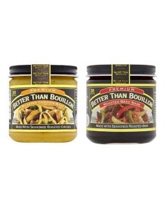 Better Than Bouillon Premium Roasted Beef and Chicken Base (Pack of 2)