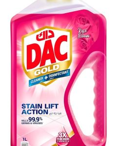 Dac Gold Multi Purpose Cleaner And Disinfectant Rose Bloom 1Litre