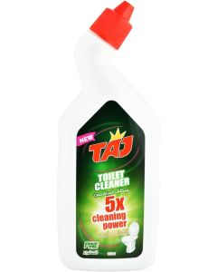 TAJ 500ml Toilet Cleaner Pine Powerful Limescale & Germ Removal Bathroom Cleaner