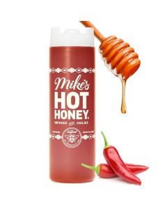 Mikes Hot Honey Americas 1 Brand of Hot Honey Spicy Honey Infused with Chili Peppers GlutenFree PaleoFriendly Sweet Heat Perfect for Hot Sauce Lovers 24oz Chefs Bottle 1 Pack