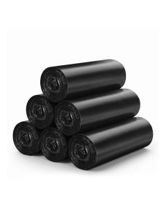 Duravel Garbage Bags 50x60cm (6 Rolls, 90 Bags) Bio-Degradable Plastic Disposal Garbage Bag Medium, Trash Bags for Home, Kitchen & Offices