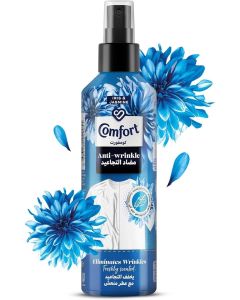 Anti-wrinkle Spray for clothes, Iris and Jasmine, eliminates wrinkles without iron or steamer and freshly scented, 200ml