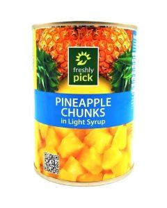 Pineapple Chunks In Light Syrup, Thailand