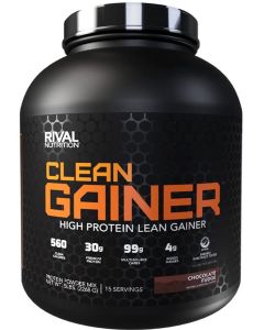 RIVAL NUTRITION Rivalus Clean Gainer - Chocolate Fudge, 5lbs