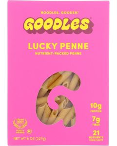 Goodles Lucky Penne Pasta - Nutrient-Packed Penne with 10g Protein and 7g Fiber, 8 OZ