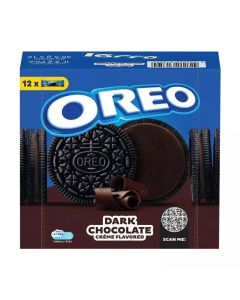 Oreo Dark Chocolate Cream Flavored Sandwich Biscuit- 12X35.5gms