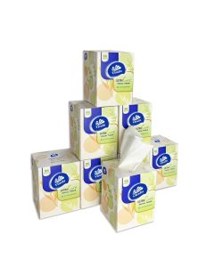 Vinda 3Ply Ultra Care Facial Tissues 86 Count Each Box 8 Cube Boxes