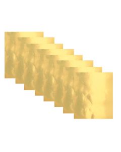 SOWAKA 50 Pcs Foil Chocolate Wrapper 16 x 19 cm Large Candy Bar Wrapping for Christmas Wedding Birthday Baby Shower Parties Homemade Candies Sweets Gold 19 x 16