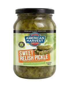 Sweet Relish Pickle (Pickled Diced Gherkins)