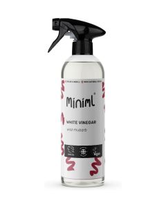 White Vinegar Cleaning Spray Wild Rhubarb Scented 750ml - All Natural Multi-Surface and Multi-Purpose Cleaner, Limescale Remover, Laundry Softener and More - 100 percent Vegan and Cruelty Free