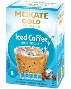 Gold Premium White Chocolate Iced Instant Coffee 15g x 8 Sachets 120g