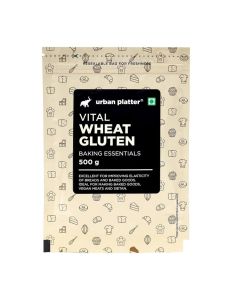 Urban Platter Vital Wheat Gluten, 500g (High-Protein Baking Essential / Key Ingredient for Seitan / Adds Elasticity & Structure / Ideal for Breads)