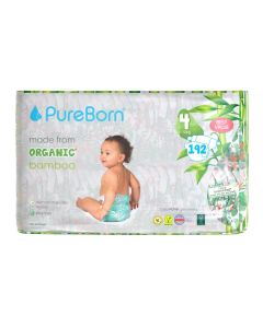Organic Diaper Size 4 Eco-Friendly Bamboo Diaper 7-12Kg Bundle Pack