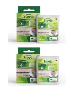 Bliss Of Earth Stevia Sugar free Tablets Pellets Zero Calorie Keto Sweetener Instant Dissolve 500Tablets Pack of 2