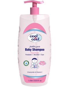 Chamomile And Vitamin-E With Extra Mild Formula Baby Shampoo 1Liter- Tear Free, Alcohol Free, Paraben-Free, Dye Free