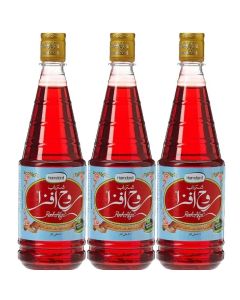 Rooh Afza Sharbat Syrup, Rose, 800 ML (Pack of 3)