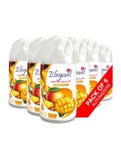 6 Piece Island Mango Automatic Refill Spray Set 250ml
