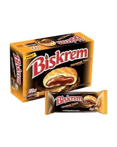 Ulker Biskrem Caramel Touch Filled Center Cookie- 36gms