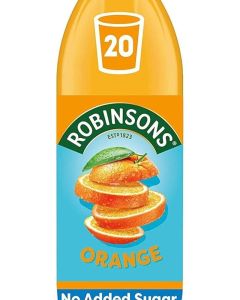Robinsons Orange Fruit Squash Concentrate - 1 Litre Bottle with No Added Sugar